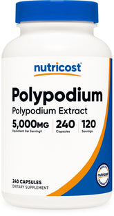 Nutricost Polypodium Leucotomos Extract 240 Capsules front view