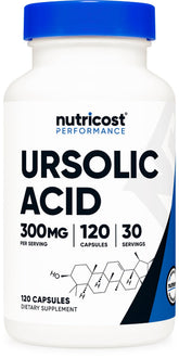 Nutricost Ursolic Acid 300mg 120 Capsules front view