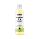 Nutricost Vitamin E Oil 8 oz bottle front view