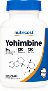 Nutricost Yohimbine HCl 120 Capsules front view