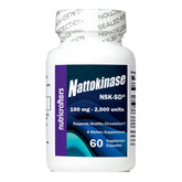 NutriCrafters Nattokinase multi-enzyme bottle front view
