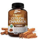 NutriFlair Ceylon Cinnamon capsules front view