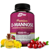 NutriFlair D-Mannose Supplement 120 Vegan Capsules front view