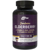NutriFlair Sambucus Elderberry Capsules 1000mg front view
