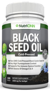 NutriONN Black Seed Oil 28g bottle front view