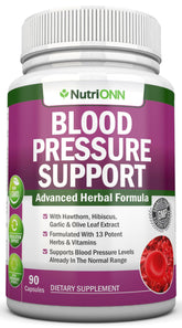 NutriONN Blood Pressure Support Supplement front view