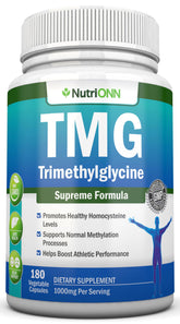 NutriONN Trimethylglycine TMG Supplement front view