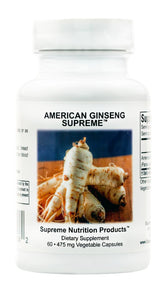 Nutrition American Ginseng capsules front view