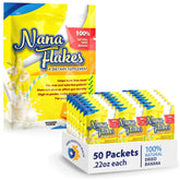 Nutritional Designs Banana Flakes Powder front view with packaging