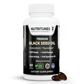 Nutritunes Black Seed Oil Softgels bottle front view