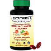 Nutritunes NutriCumin Curcumin Supplement front view of packaging