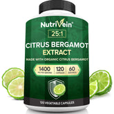 Nutrivein Citrus Bergamot Supplement 1000mg front view