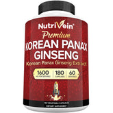 Nutrivein Korean Red Ginseng Capsules front view