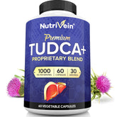 Nutrivein TUDCA+ Liver Extract 1000mg bottle front view