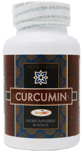 Nutrivene Curcumin Supplement 60 Capsules front view
