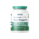 NYO3 Milk Thistle Supplement 400mg front view