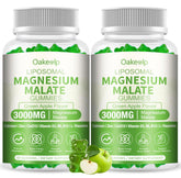 Oakevlp Magnesium Malate Supplement 3000mg front view