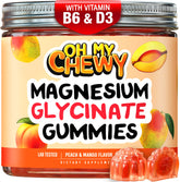 OH MY CHEWY Magnesium Gummies front view packaging