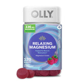 OLLY Magnesium Gummies Raspberry Lavender bottle front view