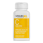 OmegaXL Vitamin C 500mg vegan capsules front view