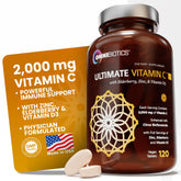 OmniBiotics Vitamin C Supplement 60 Tablets front view