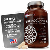 OmniBiotics Zinc Picolinate 30mg capsules front view