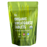 On Target Living Organic Wheatgrass Tablets 259g front view