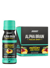 ONNIT Alpha BRAIN Focus Shot 6-pack bottles front view