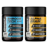 ONNIT Alpha BRAIN supplement bottle front view