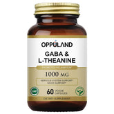 oppuland GABA & L-Theanine 60 Veggie Capsules front view