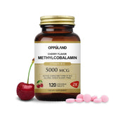 Oppuland Vitamin B12 5000mcg chewable tablets front view