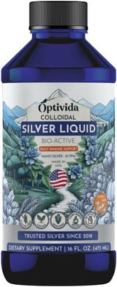 OPTIVIDA Colloidal Silver 10 PPM 490g front view