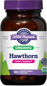Oregon's Wild Harvest Hawthorn Supplement 90 capsules front view