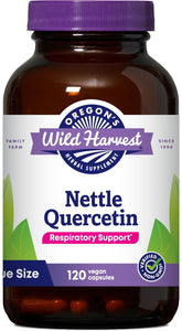 Oregon's Wild Harvest Nettle Capsules 120 vegan capsules front view