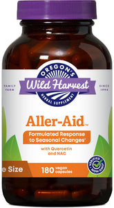 Oregon's Wild Harvest Quercetin 180 vegan capsules front view