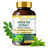 Organic Veda Green Tea 10-in-1 Super Greens Supplement front view