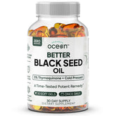 Organics Ocean Black Seed Oil Capsules 50g front view