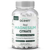 Organics Ocean Magnesium Citrate Capsules 250mg front view