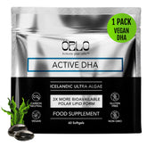 Orlo DHA Algae Oil 1000mg softgel bottle front view