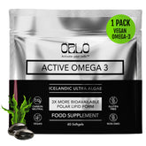 Orlo Omega-3 Algae Oil Softgels 1000mg front view