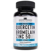 OroLine Nutrition Quercetin 500mg with Zinc & Vitamin C Capsules front view