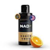 Orphira Nutrition Liposomal NAD+ Liquid Supplement bottle front view