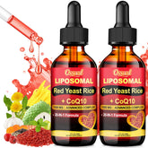 Ossual Red Yeast Rice with CoQ10 Liquid 1500mg bottle front view