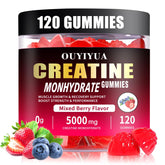 OUYIYUA Creatine Gummies front view with mixed berry flavour
