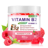 OUYIYUA Vitamin B2 Gummies bottle front view with 90 gummies