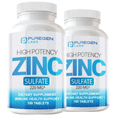 P Puregen Labs Zinc Supplement 109g front view