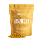 Paleovalley Superfood Golden Milk 440g front view with packaging