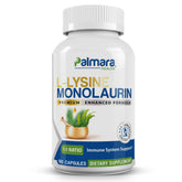Palmara Health L-Lysine with Monolaurin capsules front view