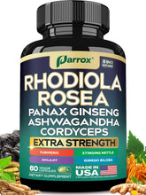 Parrox Rhodiola Rosea 8-in-1 supplement capsule front view