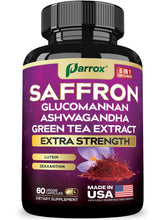 Parrox Saffron Supplements 6-in-1 Formula bottle front view